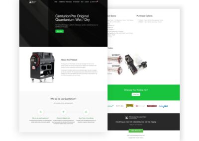 Centurion Pro Landing Page