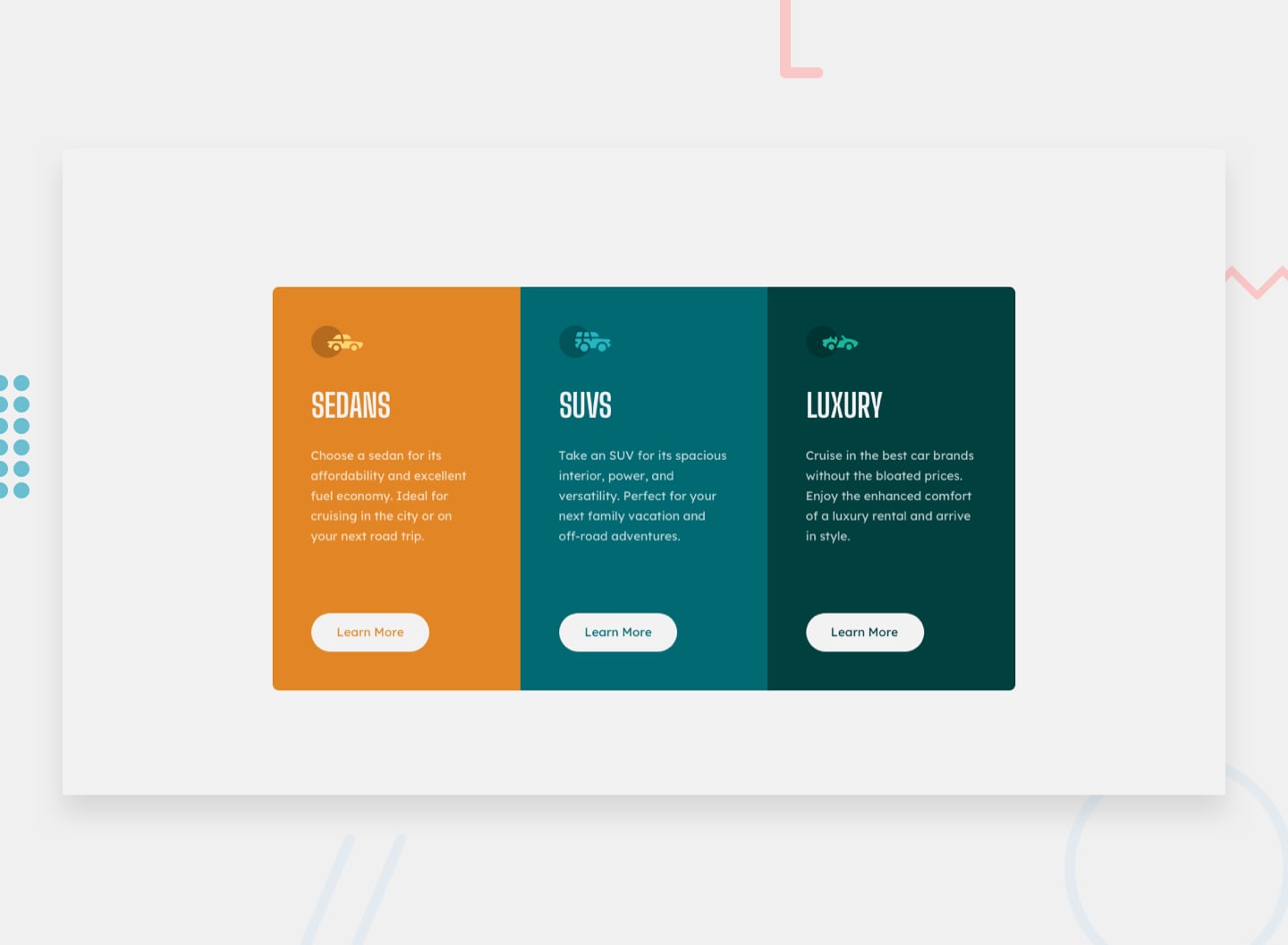 desktop-preview 3 column preview card component