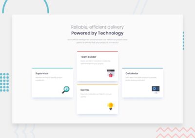 Four Card Feature Section