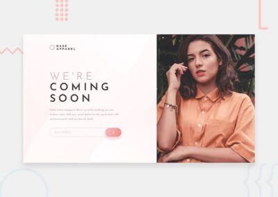 Base Apparel Coming Soon Page